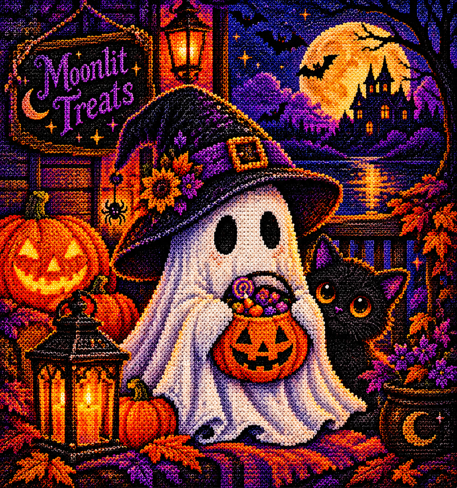 Moonlit Treats - Diamond painting kit