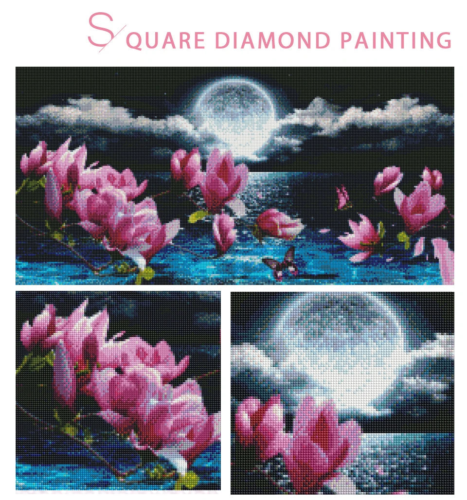 Diy Diamond Painting Kits Full Diamond Mosaic Black And Gold Crows Animals Bird Cat jellyfish Diamond Embroidery Wall Art A618