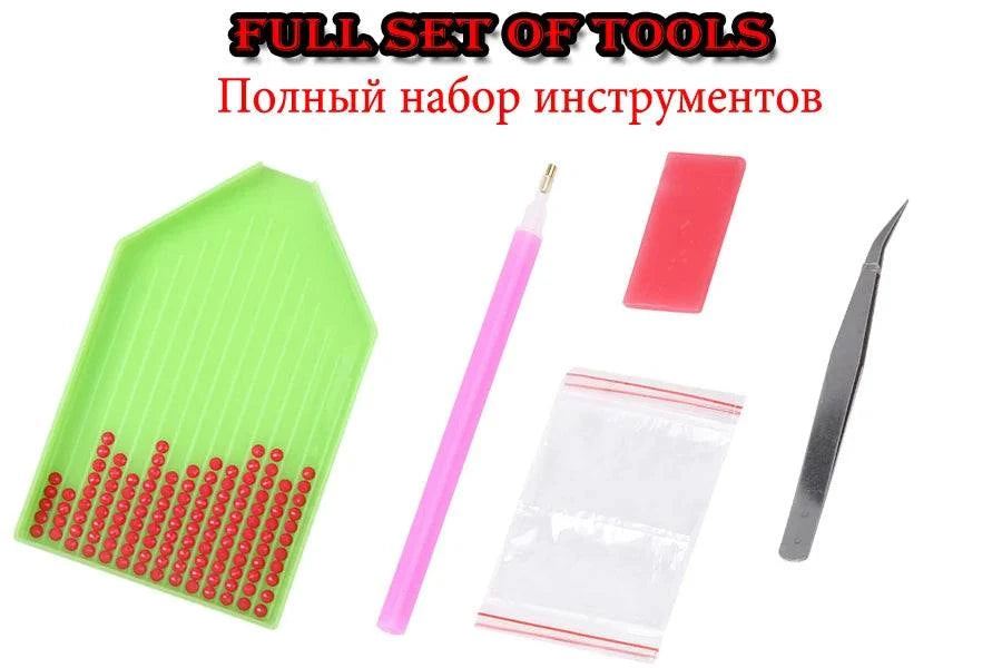 DIY Diamond Painting Kit New Beautiful Flower Art Diamond Mosaic Full Drill Embroidery Handmade Hobby