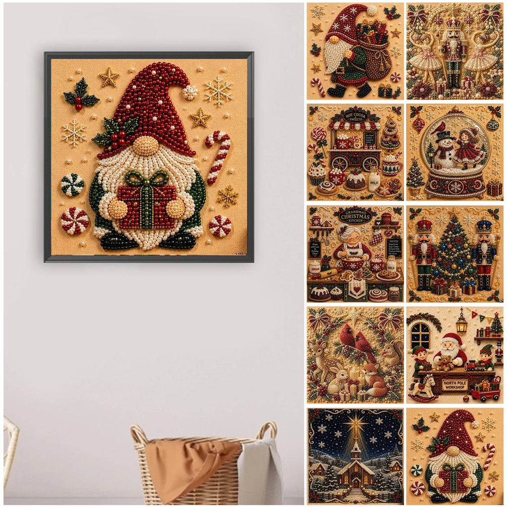 Christmas Pearl Diamond Painting Kit: Create Stunning Art with Ease
