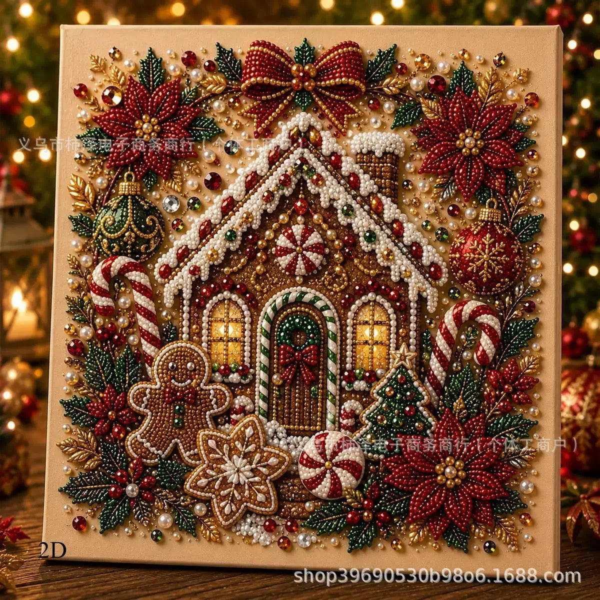 Transform Your Holidays with the Christmas Pearl Diamond Painting Kit