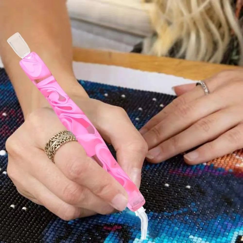 Diamond Painting Pen,Diamond Art Pen Kit Tool Accessories Stylus Drill Pen for Diamond Painting Nail Art Cross Stitch Decoration