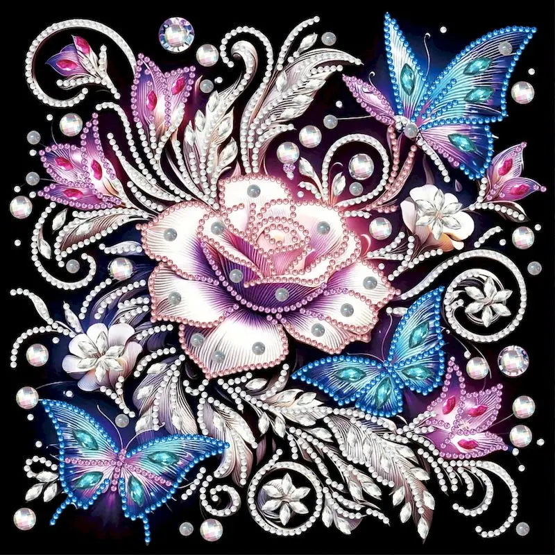 Butterfly Diamond Painting Kit for Adults - Transform Your Space with Elegance
