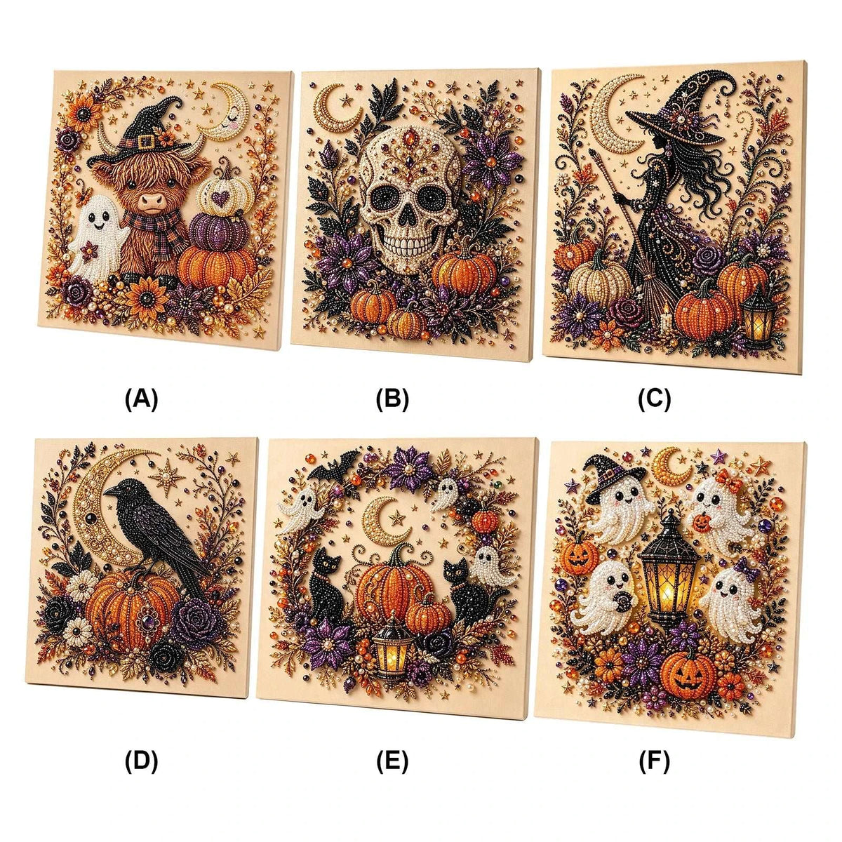 Transform Your Halloween Decor with Our DIY Halloween Diamond Painting Kit