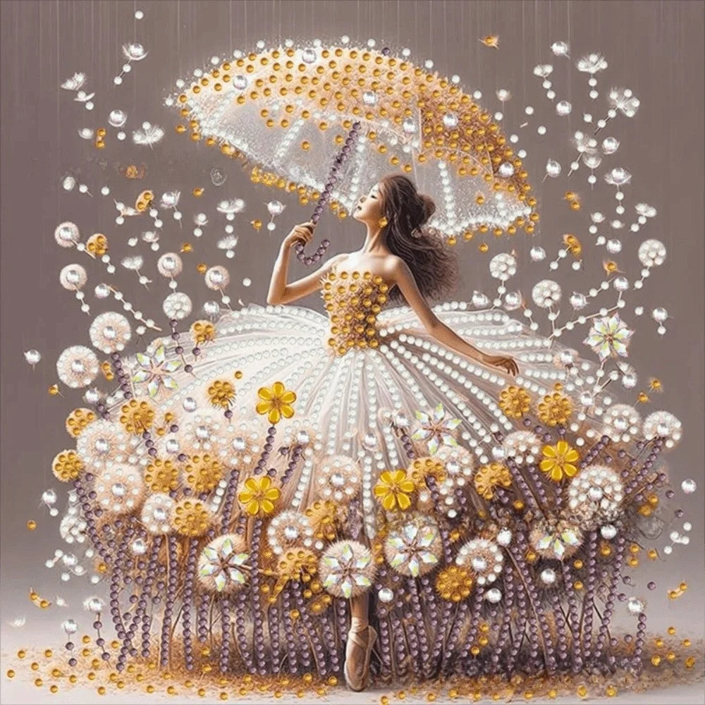 5D DIY Diamond Art Kit Special Shape Special Shaped Diamond Painting Kits 11.81 X11.81inch Partial Drill DIY Diamond Painting