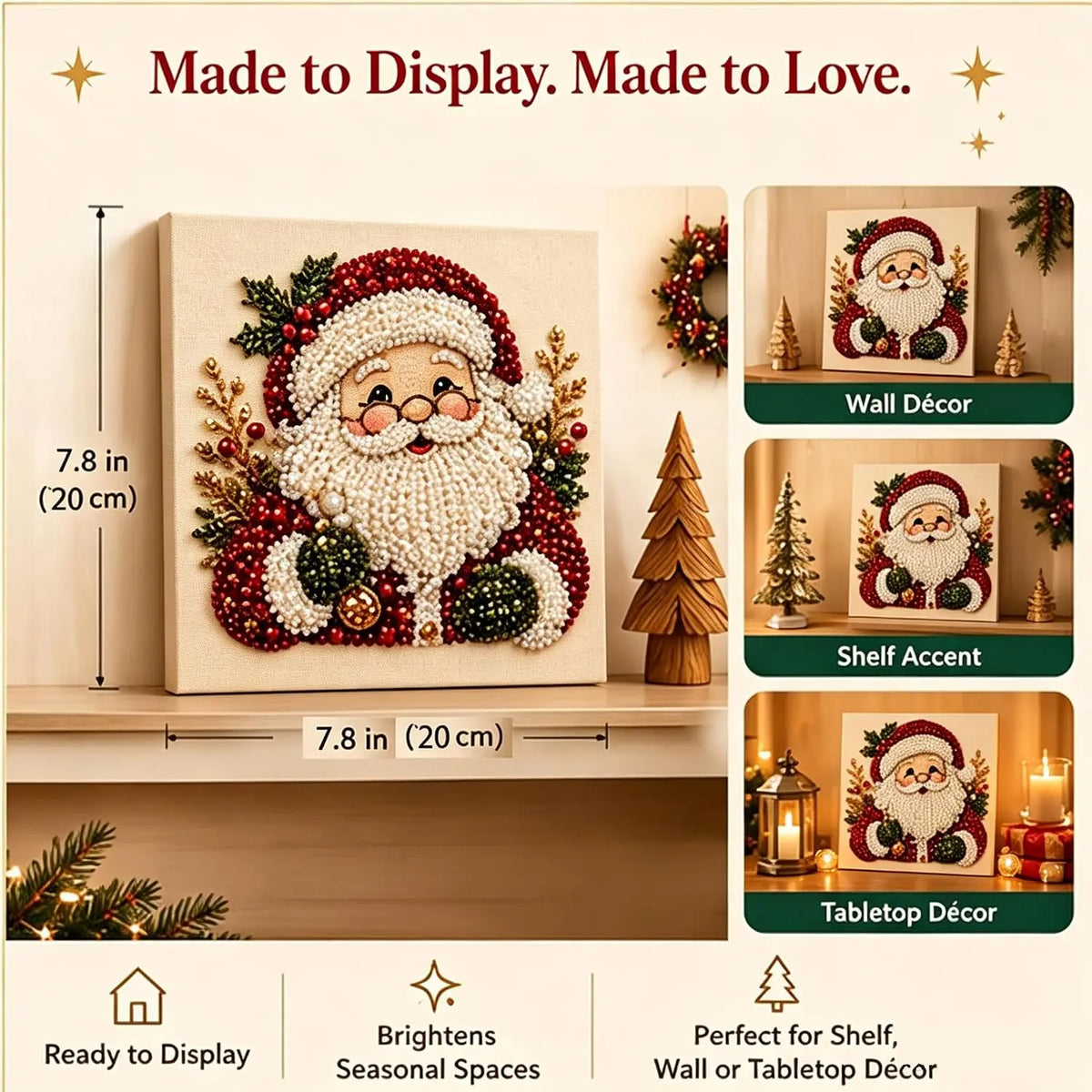 Transform Your Space with Our DIY Christmas Diamond Painting Kit
