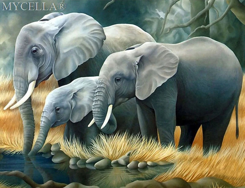 Enchanting 5D DIY Diamond Painting Otter Kit - Transform Your Home with Adorable Art