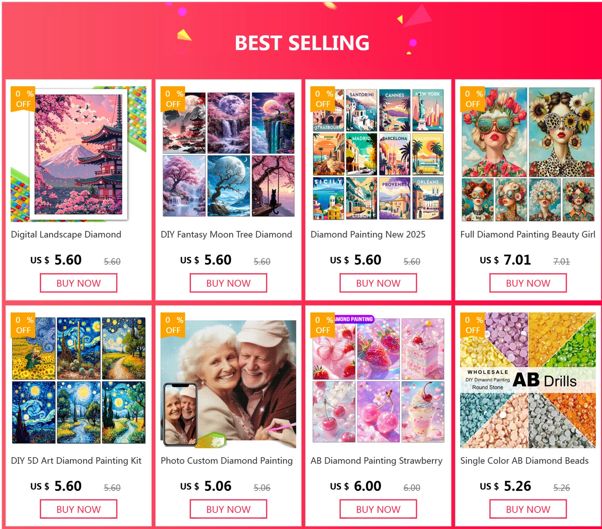 DIY Diamond Painting by Number Kits for Kids Cartoon Animal Crystal Diamond Embroidery for Up 5 Yesrs Old Children Gifts