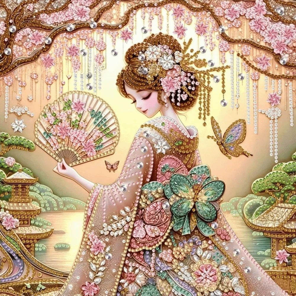 5D DIY Diamond Art Kit Special Shape Special Shaped Diamond Painting Kits 11.81 X11.81inch Partial Drill DIY Diamond Painting