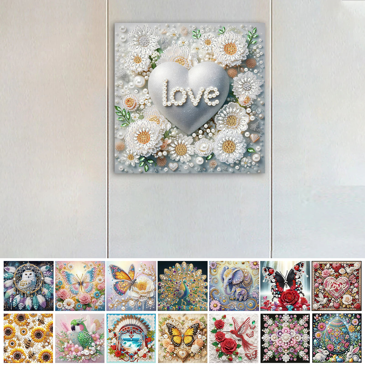 Elevate Your Space with the DIY Pearl Art Painting Set