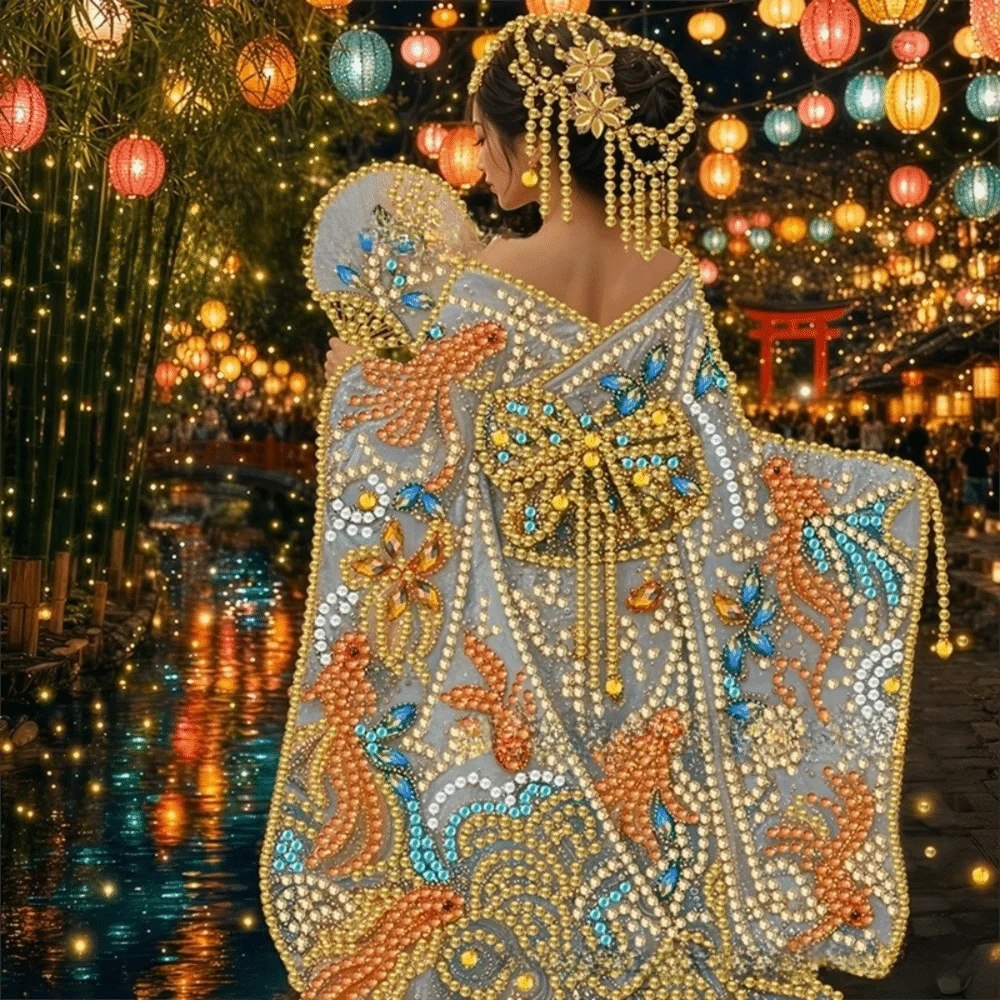 5D DIY Diamond Art Kit Special Shape Special Shaped Diamond Painting Kits 11.81 X11.81inch Partial Drill DIY Diamond Painting