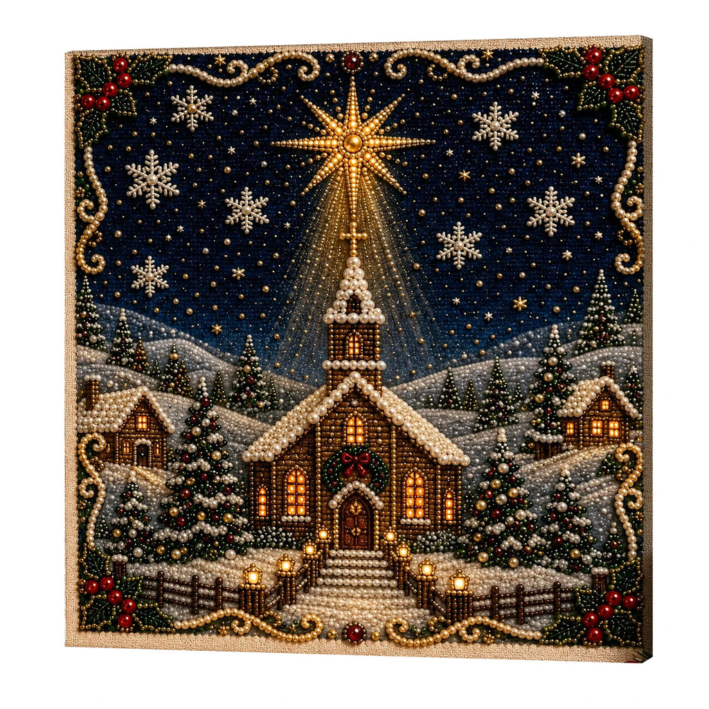 Christmas Pearl Diamond Painting Kit: Create Stunning Art with Ease