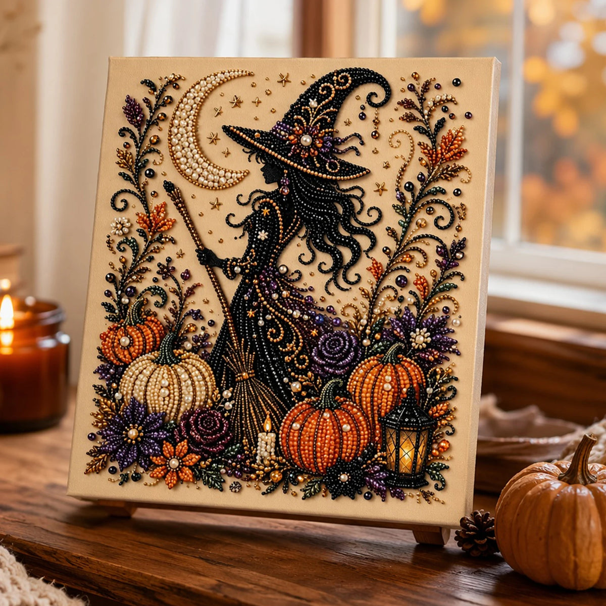 Transform Your Halloween Decor with Our DIY Halloween Diamond Painting Kit
