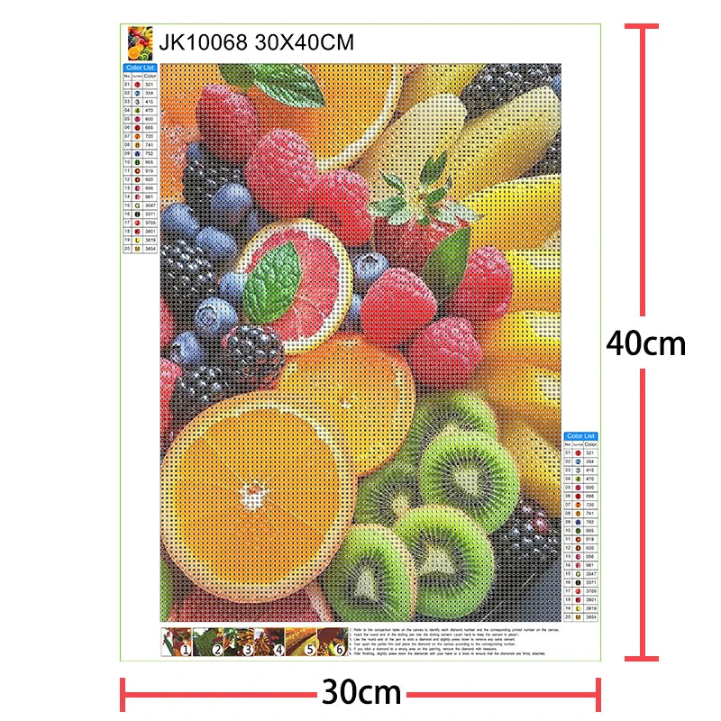 5D Diy Diamond Paintings Kits New 2025 Accessories 30x40 cm Wall Art Diamond Art Painting Kits Embroidery Full Crystal Mosaic