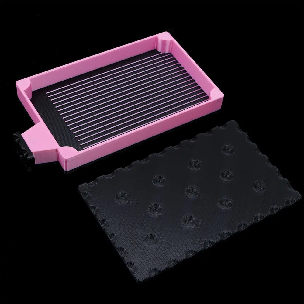 DIY Craft Diamond Painting Tray Kits Embroidery Biscuit Shape Large Diamond Painting Tray With Lid Beading Plates