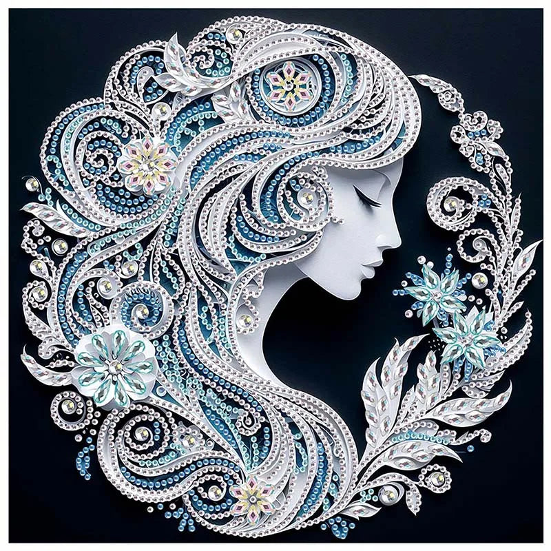 Special Shape Diamond Art Painting Kits for Adults and Beginners,DIY beauty Diamond Art Painting for Home Wall Decoration Gifts