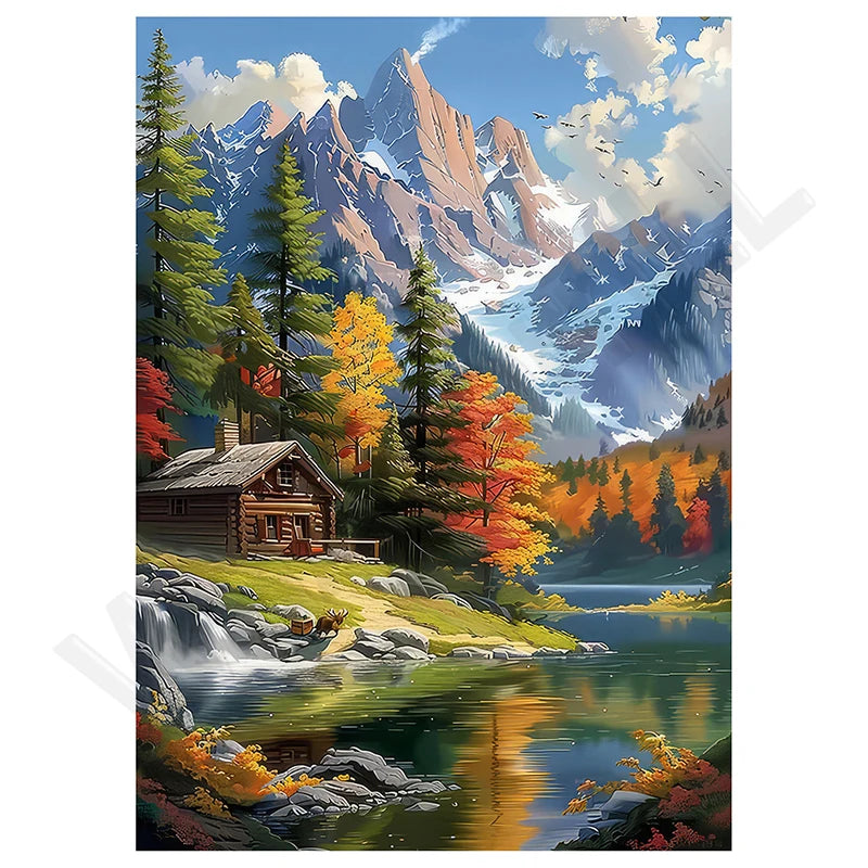 5D Diy Diamond Paintings Kits New 2025 Accessories 30x40 cm Wall Art Diamond Art Painting Kits Embroidery Full Crystal Mosaic