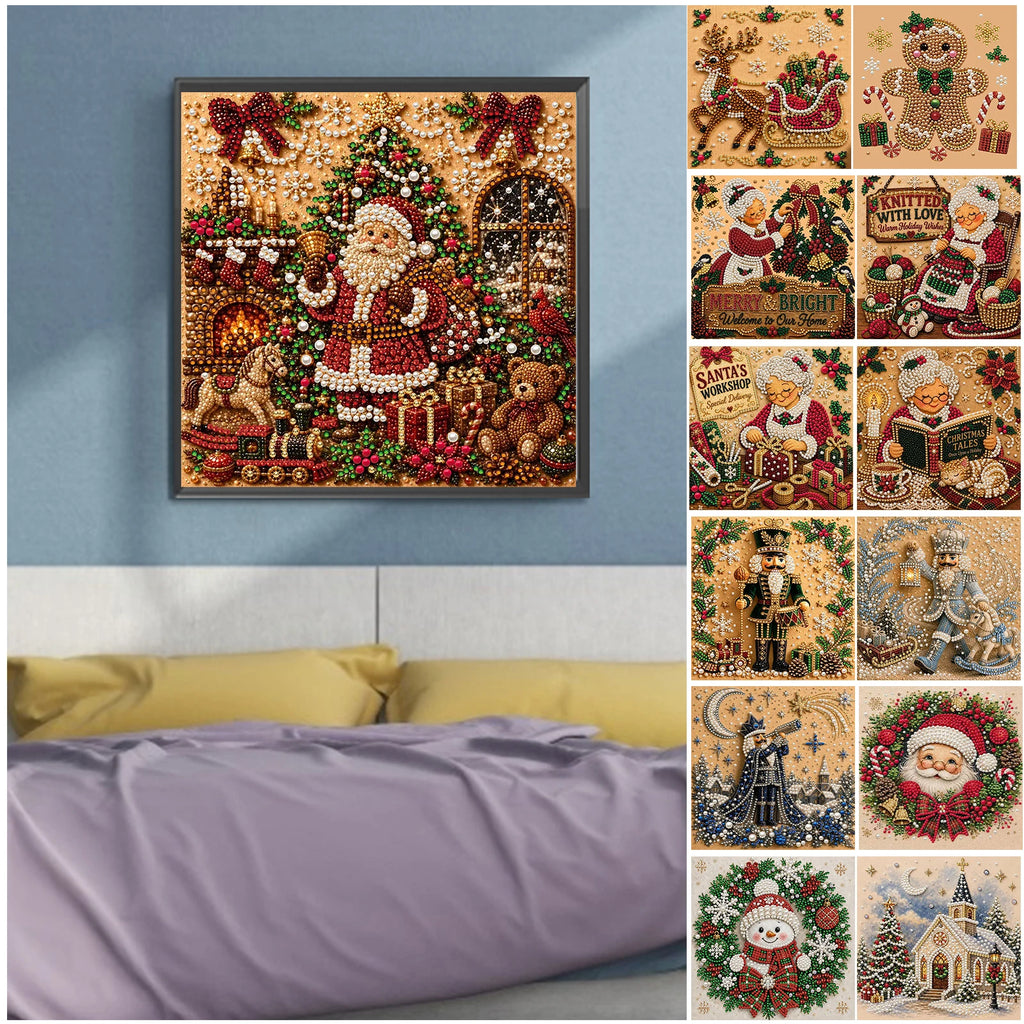 DIY Christmas Pearl Painting Kit – Elevate Your Holiday Decor with Handmade Art