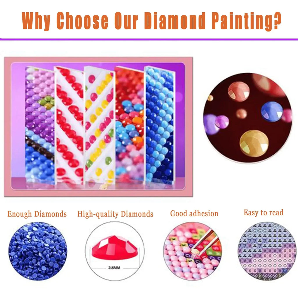 Diamond Painting Kits Anime Snoopy Cute Element Creation Crafts 5D DIY Art Kit Mosaic Home Decor Frameless