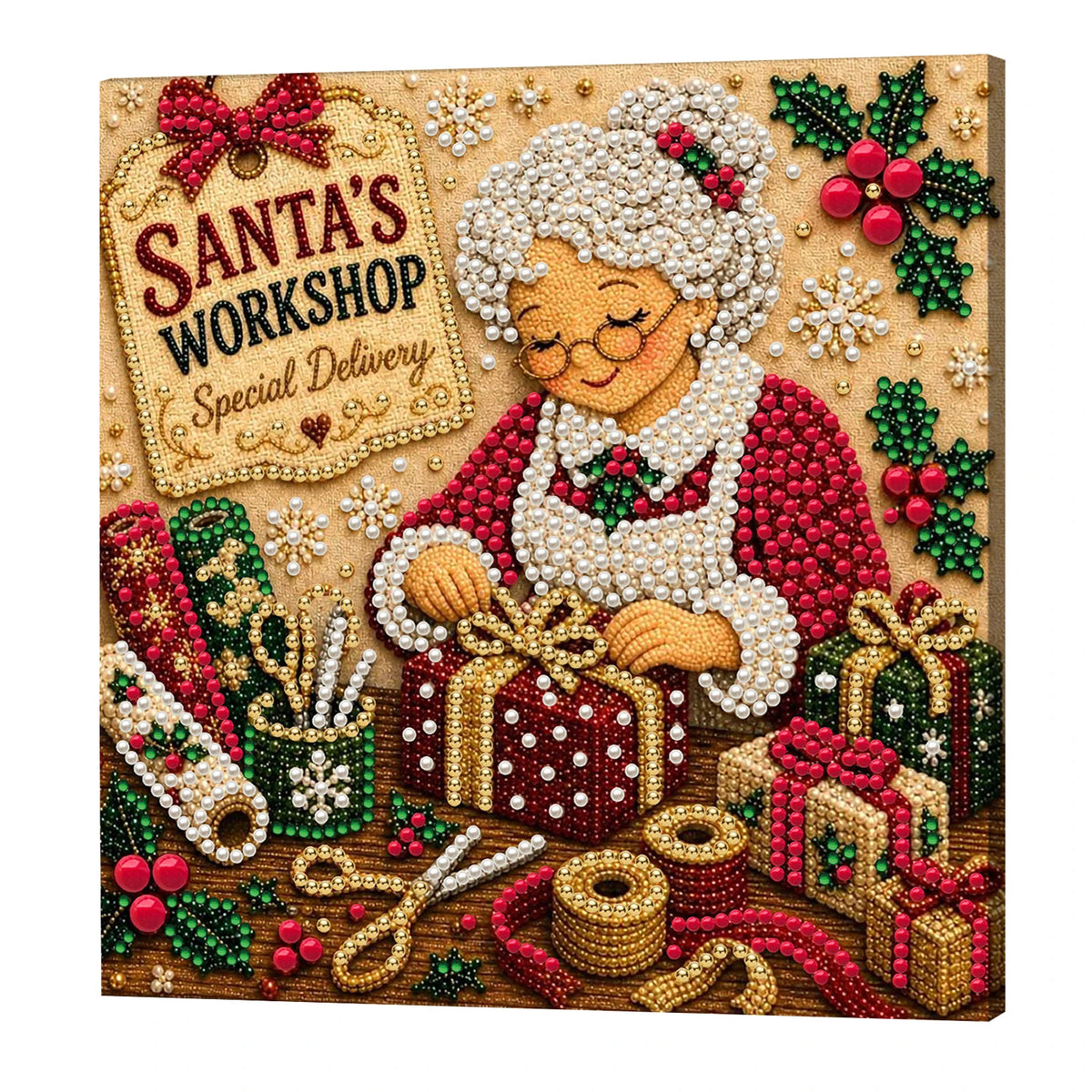 DIY Christmas Pearl Painting Kit – Elevate Your Holiday Decor with Handmade Art