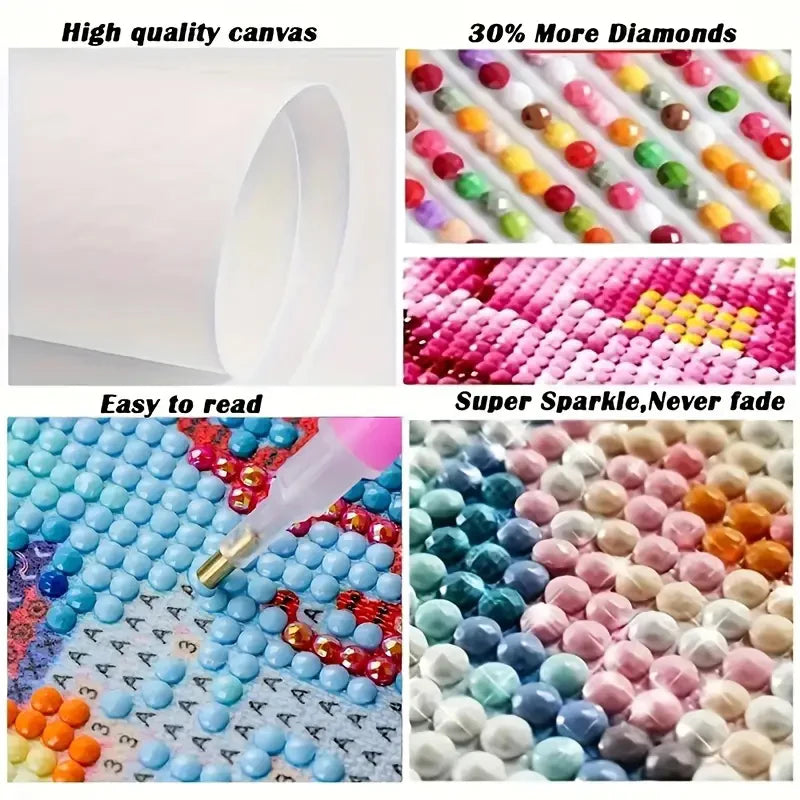 Wall Diamond Art Painting Kits Embroidery Full Crystal Accessories New 2025 Paint New 5D Diy Diamond Paintings 30x30 cm Mosaic
