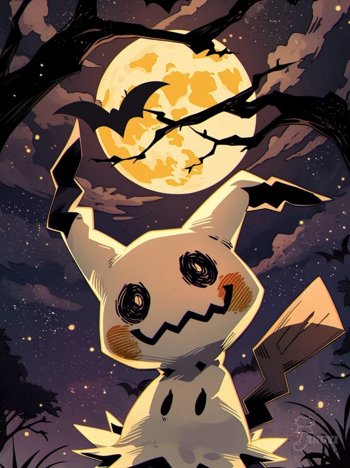 Cute Mimikyu Diamond Painting Kit 5D DIY Diamond Embroidery CrossHandmade Art Children's Gift Crafts Home Decoration