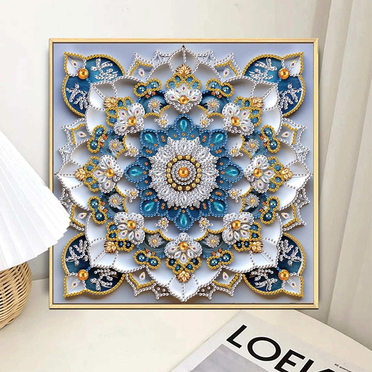 Diamond Art Painting Kit for Adults,DIY Pattern flower Special Shape Diamond Art Kit for Beginner for Home Wall Decoration Gift