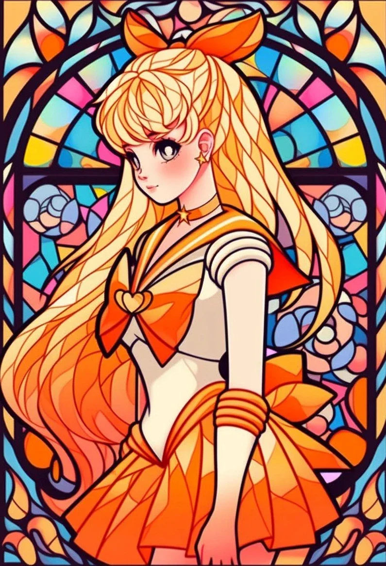 5D DIY Diamond Painting Kit Beauty Girl Warrior Moon Japanese Anime Cross Embroidery Handmade Embroidered Mosaic Art Gift