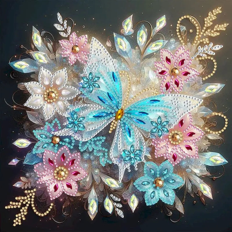 Butterfly Diamond Painting Kit for Adults - Transform Your Space with Elegance