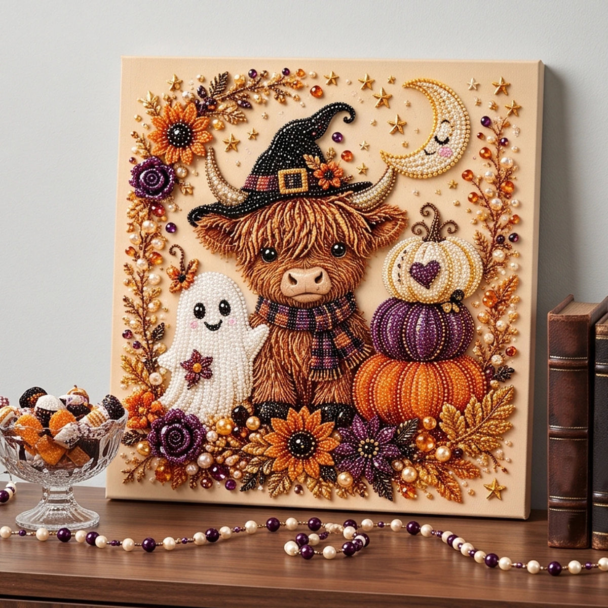 Transform Your Halloween Decor with Our DIY Halloween Diamond Painting Kit