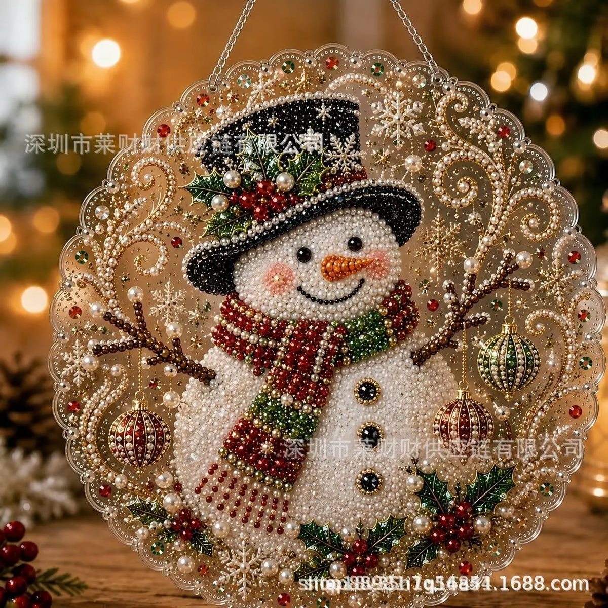 DIY Pearl Diamond Painting Suncatcher Kit - Create Stunning Craft Masterpieces