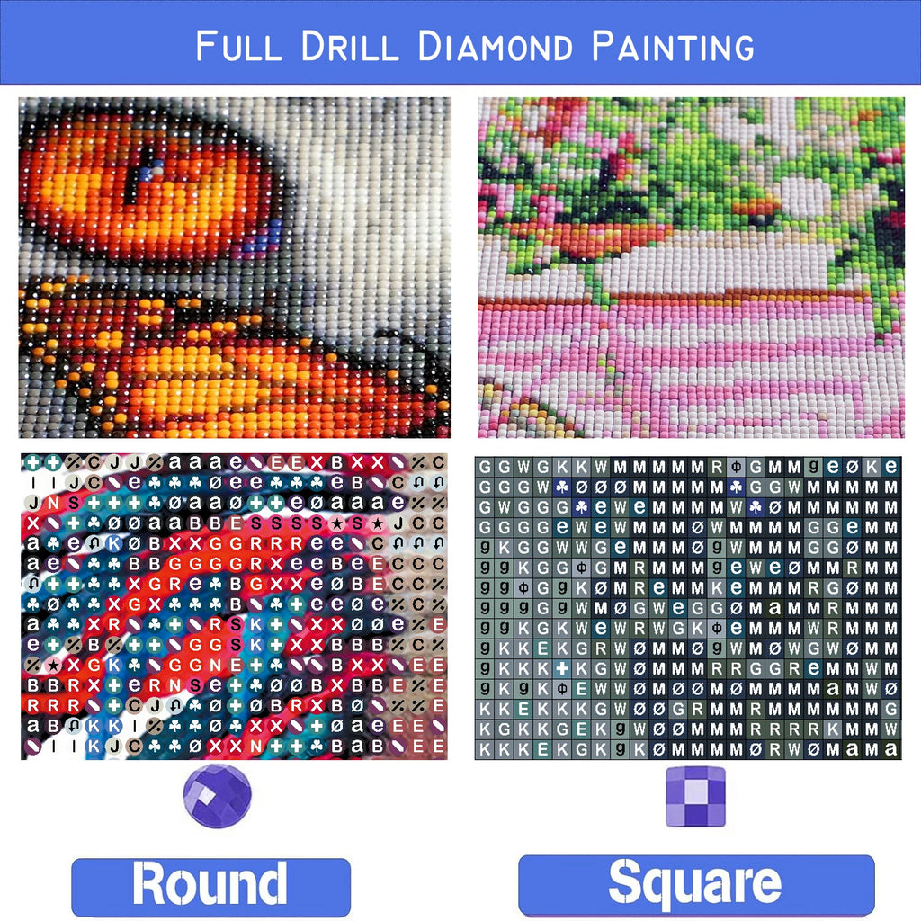 Transform Your Space with Our Diamond Painting Kit for Relaxation: Delight in Every Color-Coded Moment