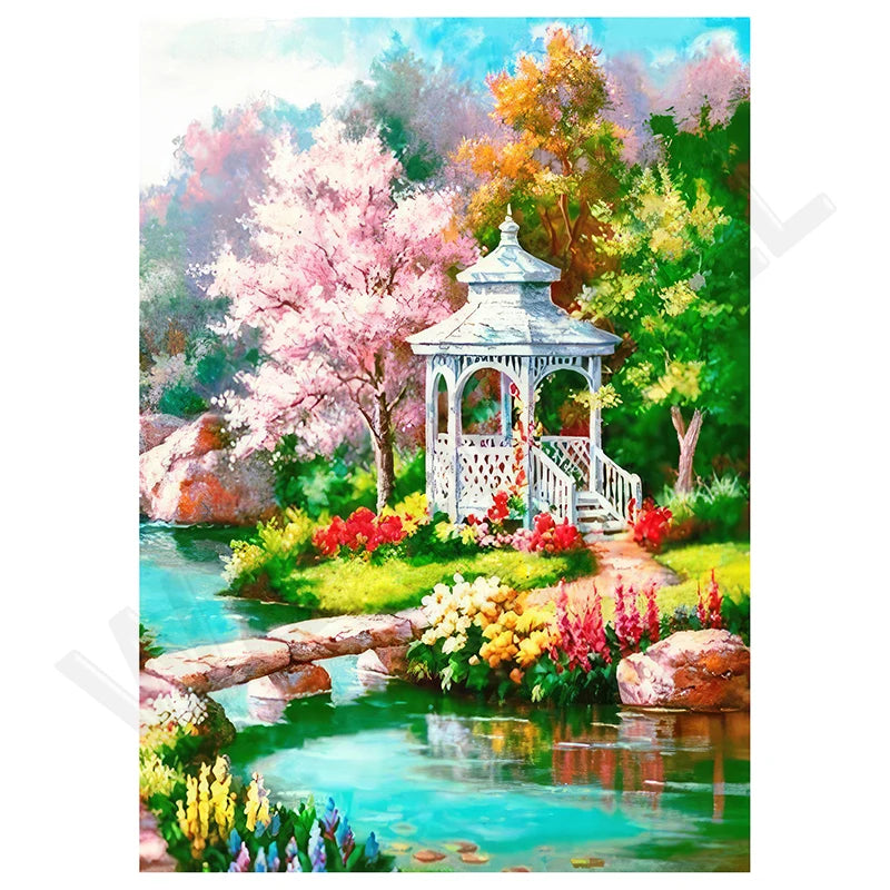 5D Diy Diamond Paintings Kits New 2025 Accessories 30x40 cm Wall Art Diamond Art Painting Kits Embroidery Full Crystal Mosaic