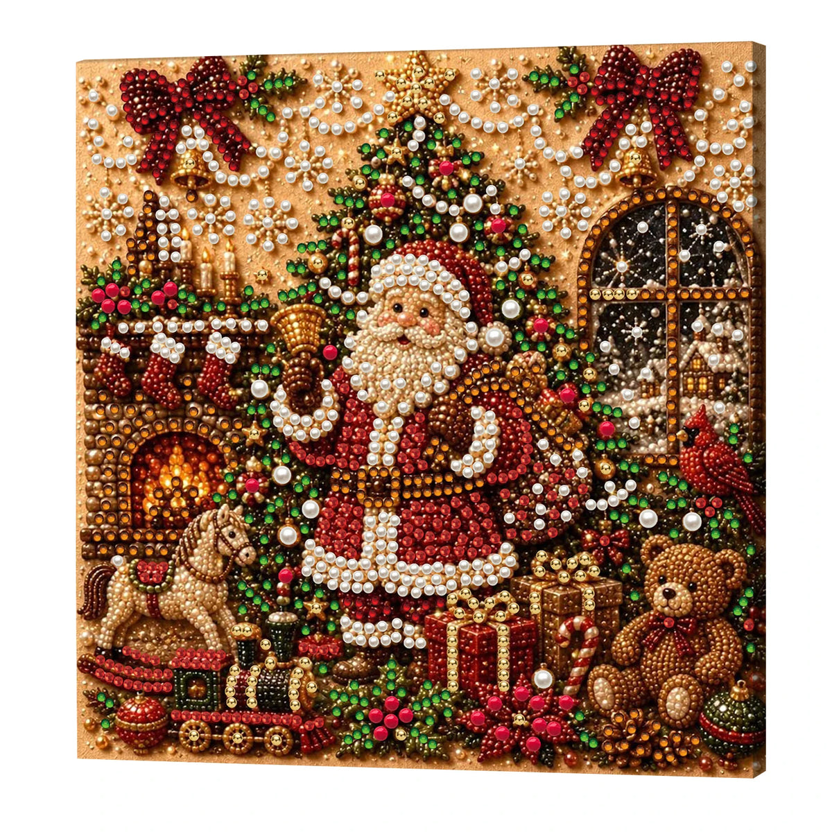 DIY Christmas Pearl Painting Kit – Elevate Your Holiday Decor with Handmade Art