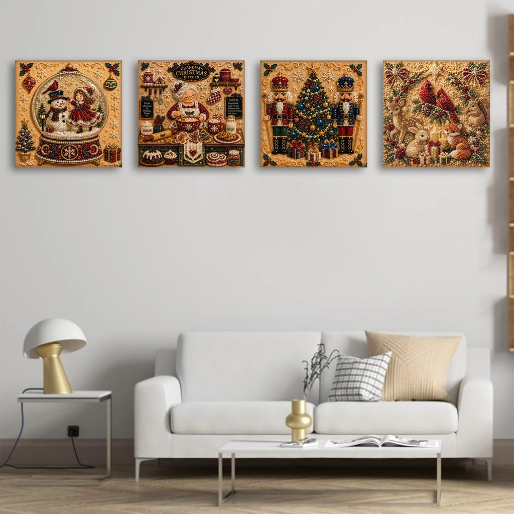 Christmas Pearl Diamond Painting Kit: Create Stunning Art with Ease