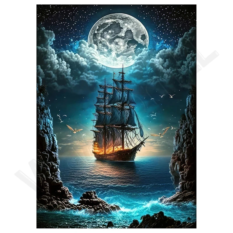 5D Diy Diamond Paintings Kits New 2025 Accessories 30x40 cm Wall Art Diamond Art Painting Kits Embroidery Full Crystal Mosaic