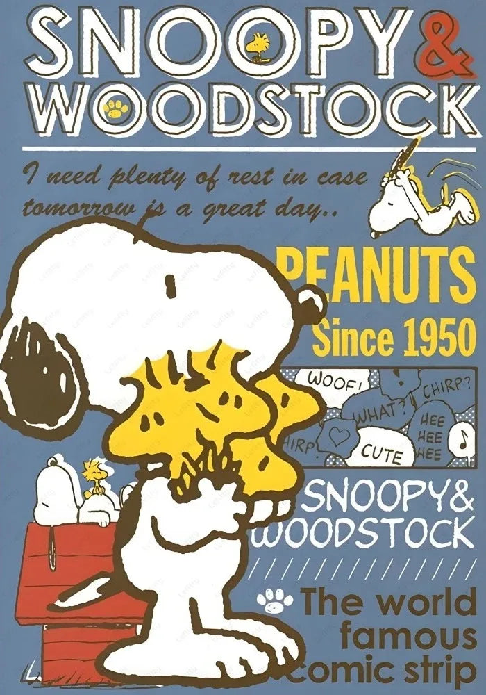Diamond Painting Kits Anime Snoopy Cute Element Creation Crafts 5D DIY Art Kit Mosaic Home Decor Frameless