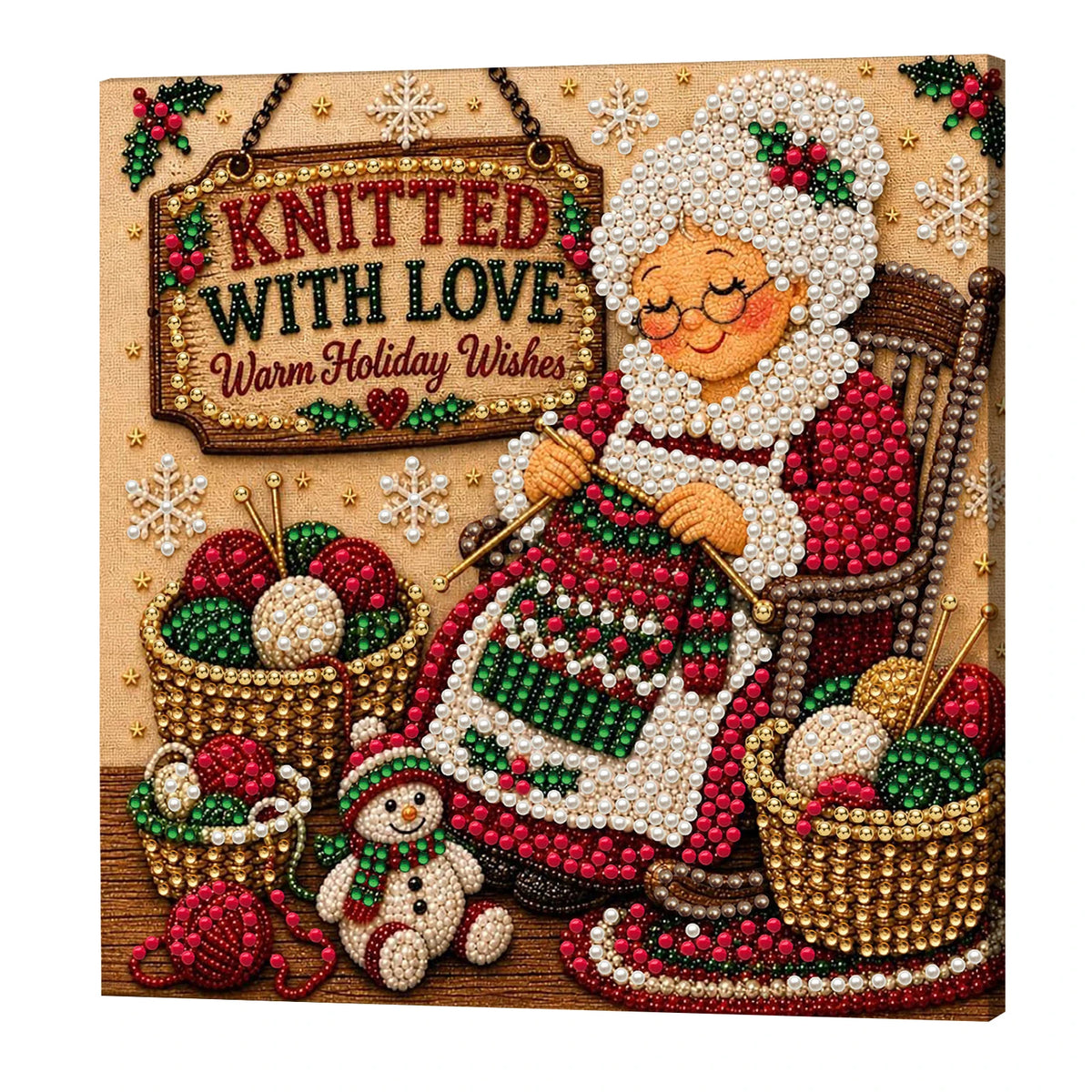 DIY Christmas Pearl Painting Kit – Elevate Your Holiday Decor with Handmade Art