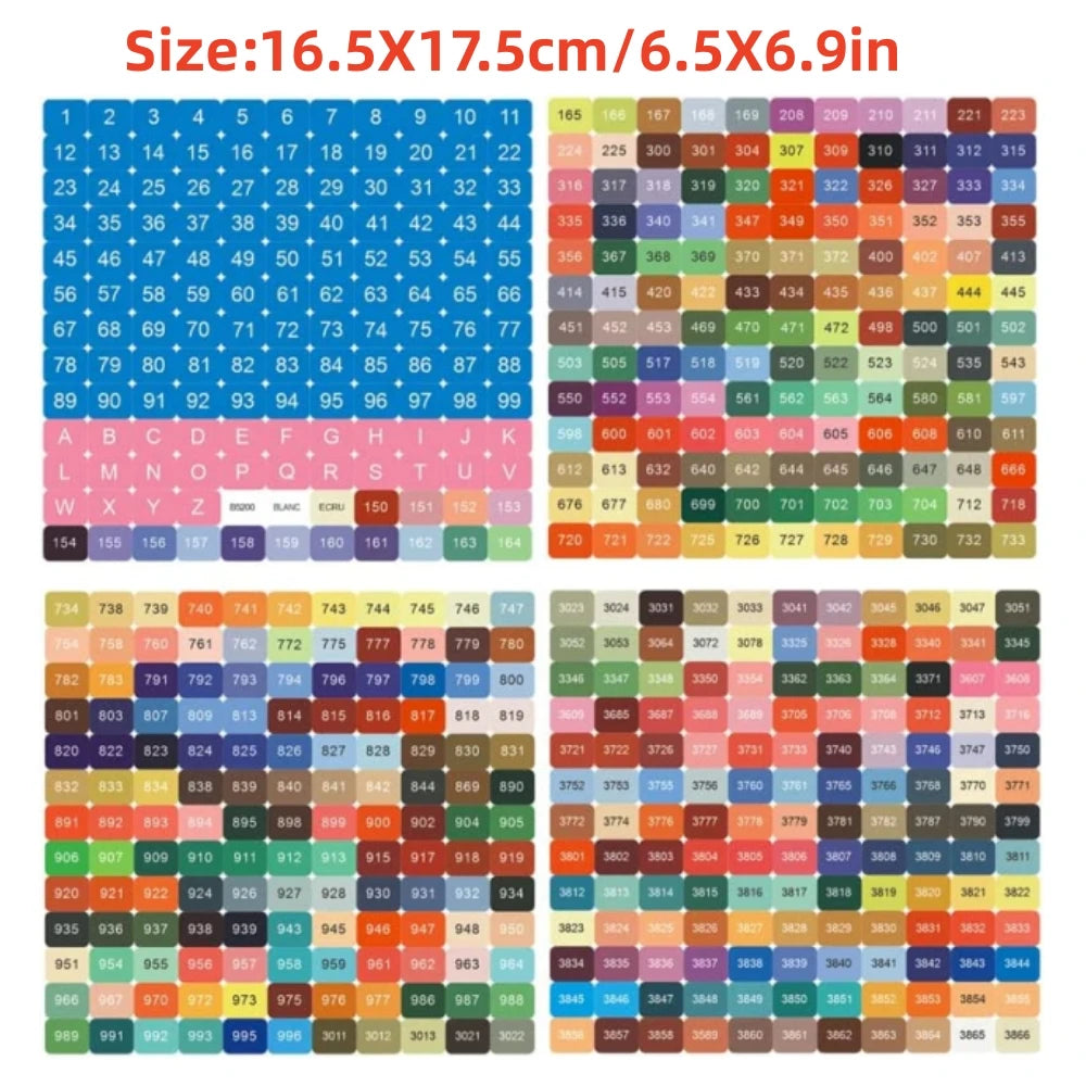 Diamond Painting Kit with Stickers: Unleash Your Creativity with 447 Colorful DMC Chart Stickers