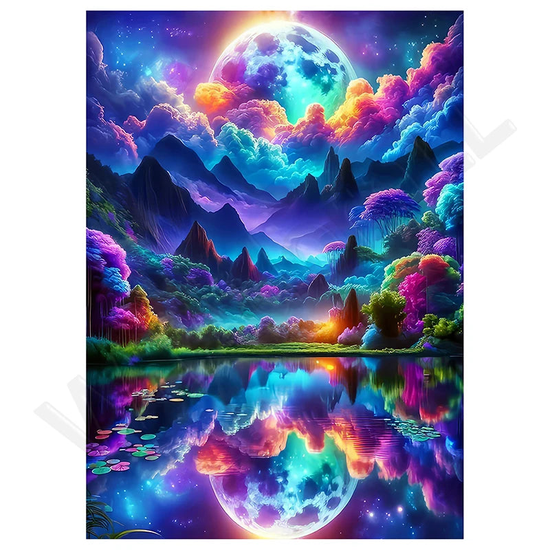5D Diy Diamond Paintings Kits New 2025 Accessories 30x40 cm Wall Art Diamond Art Painting Kits Embroidery Full Crystal Mosaic