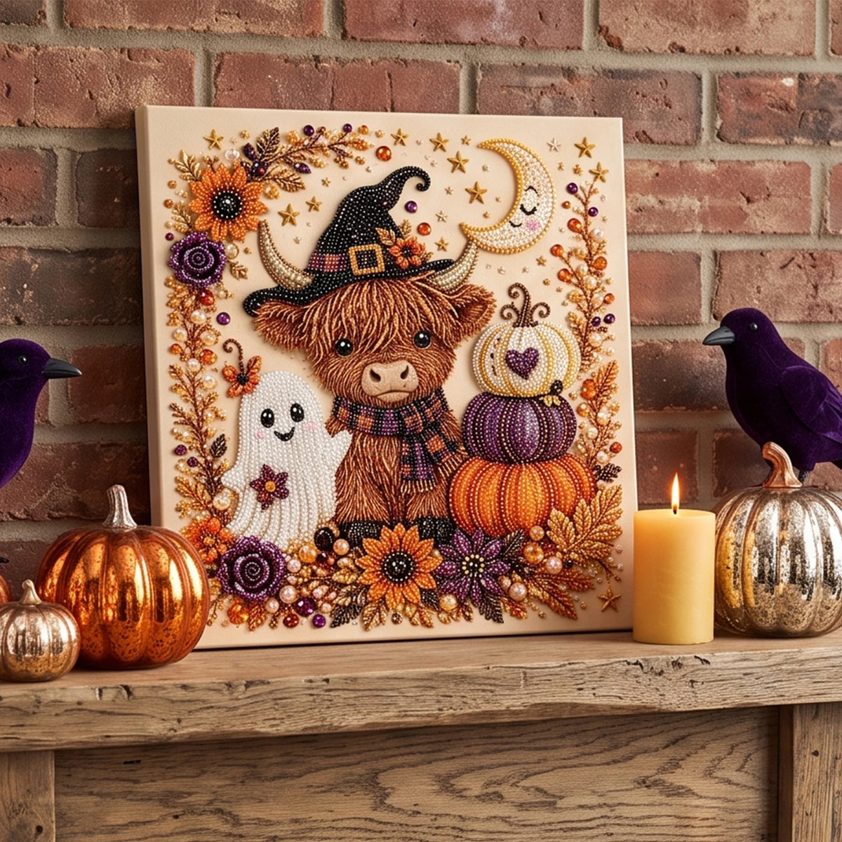 Transform Your Halloween Decor with Our DIY Halloween Diamond Painting Kit