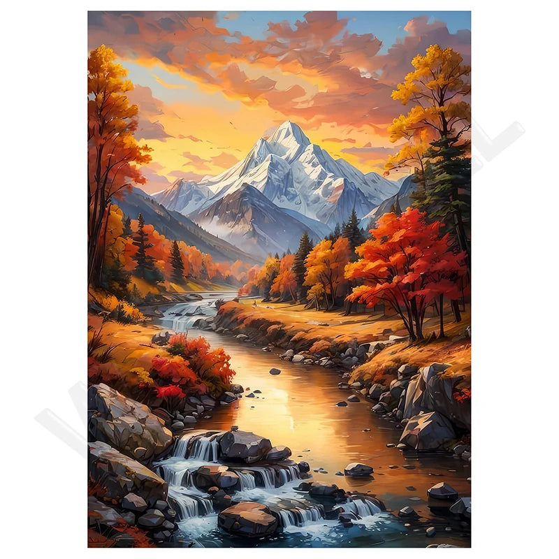 5D Diy Diamond Paintings Kits New 2025 Accessories 30x40 cm Wall Art Diamond Art Painting Kits Embroidery Full Crystal Mosaic