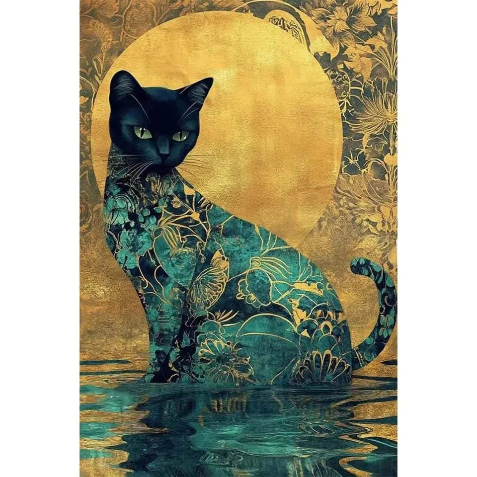 Diamond Painting Kit Animals Cat Full Diamond Mosaic Artwork Creative Handmade Home Decor Exquisite Gift