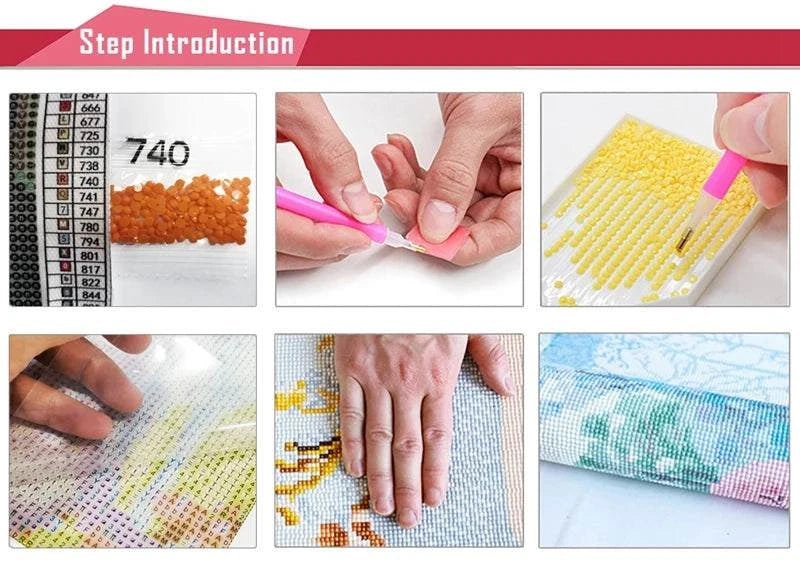 Diamond Painting Kit New York, Tokyo City Scenery Decoration DIY Full Drill World City Scenery Mosaic Cross Embroidery Set Gifts