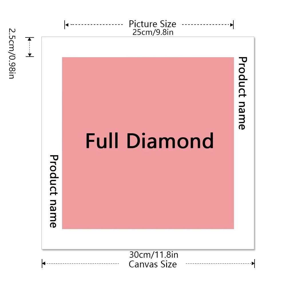 5D DIY Diamond Painting Pumpkin Full Square Round Mosaic Light Handmade Gift Craft Kit
