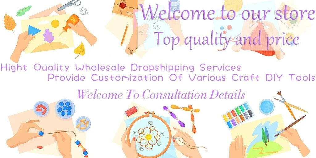 Diamond Painting Pen Accessories Tools Set Exquisite Stainless Steel Metal Pen Tips Ergonomic Art Drill 6 Painting Glue Clay DIY