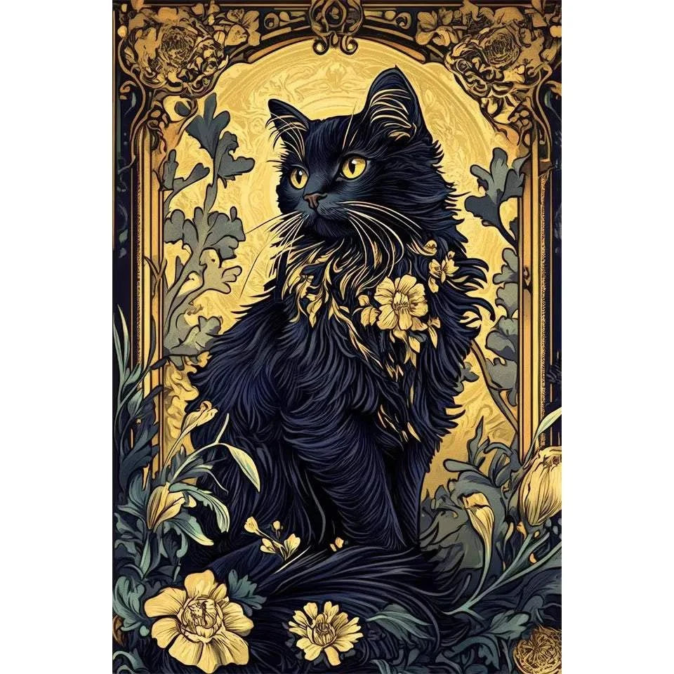 Diamond Painting Kit Animals Cat Full Diamond Mosaic Artwork Creative Handmade Home Decor Exquisite Gift