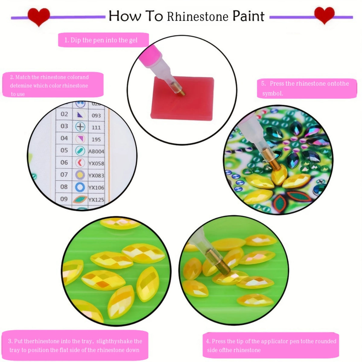 1 Piece DIY Diamond Painting Kit, Small Mirror, Mandala Pattern, PU Leather Material, Portable and Compact, for Makeup Use
