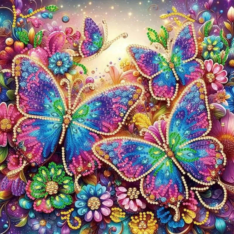 Butterfly Diamond Painting Kit for Adults - Transform Your Space with Elegance