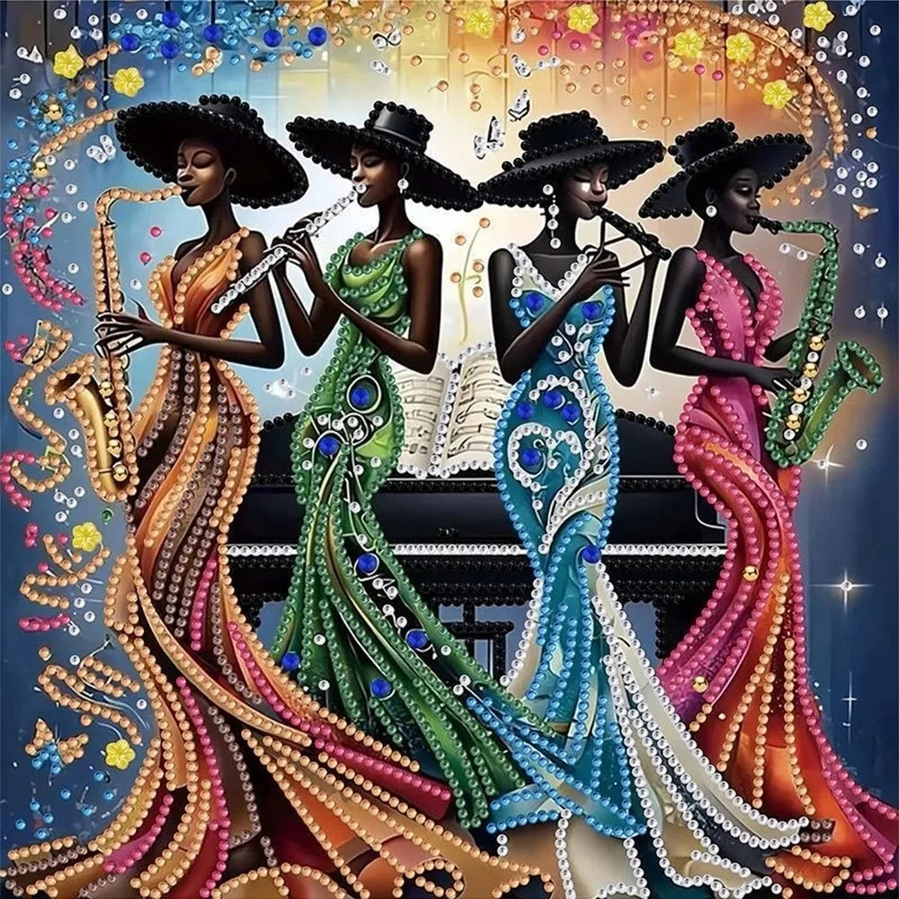 5D DIY Diamond Art Kit Special Shape Special Shaped Diamond Painting Kits 11.81 X11.81inch Partial Drill DIY Diamond Painting